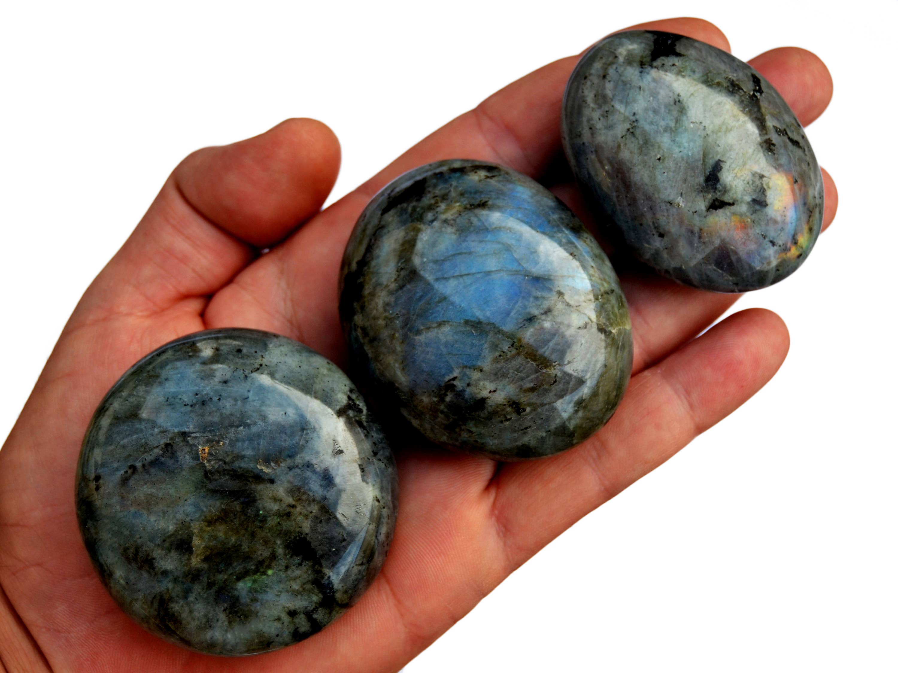 Kaia & Crystals – Großhandel Spiritueller Stein/Kristall – Labradorit-Palmenstein (50-70 mm)5