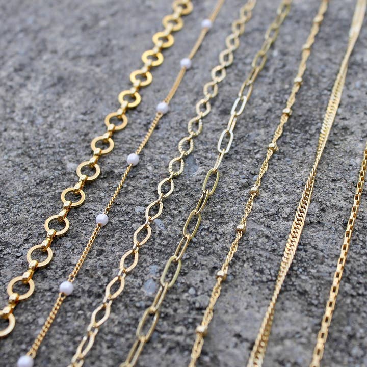 Collier superposé à chaîne torsadée pour la vente par Vintage Acorn