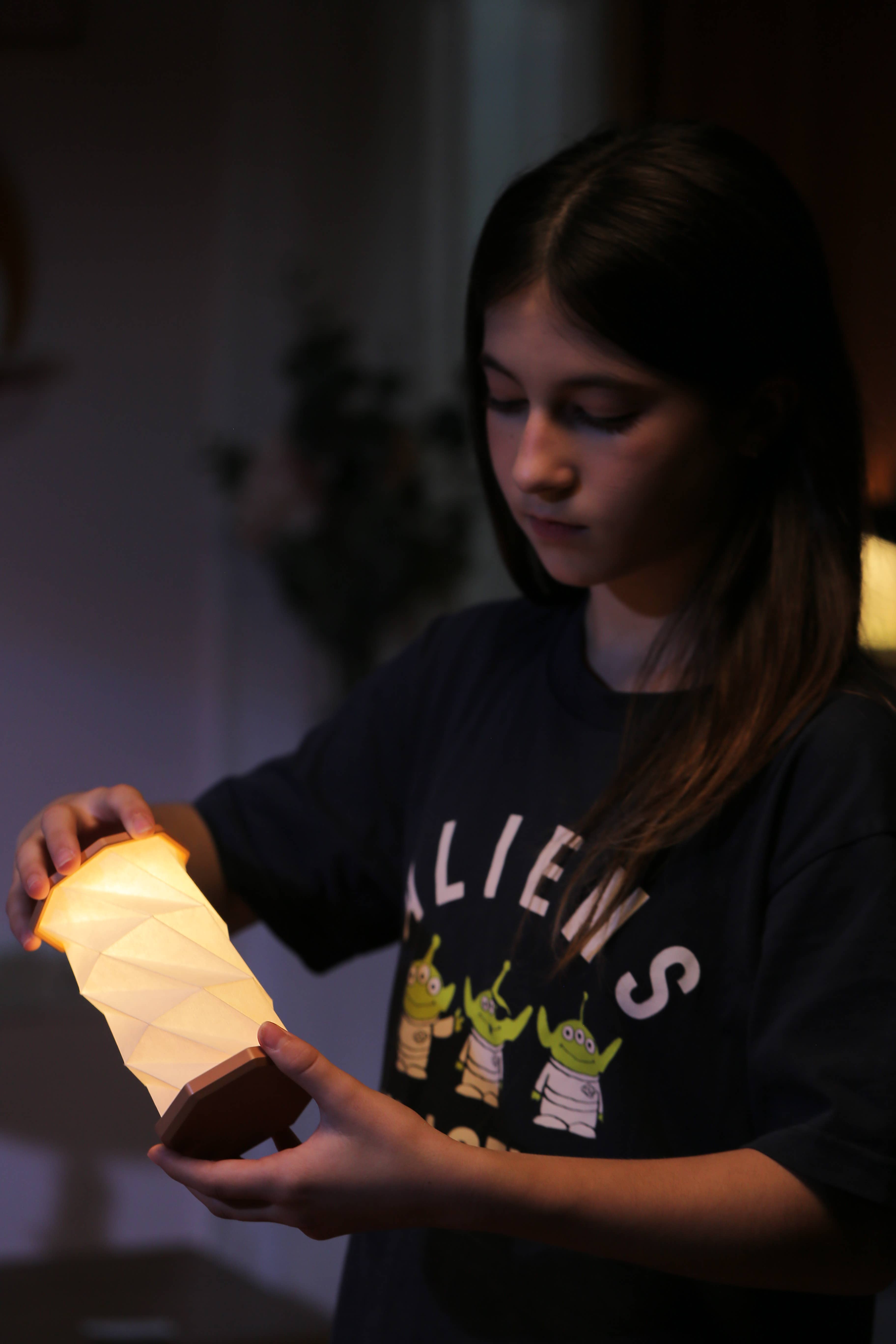 Illumates - Wholesale Accent/Desk Lamp - Illumates Blush Mini Folding Lamp8