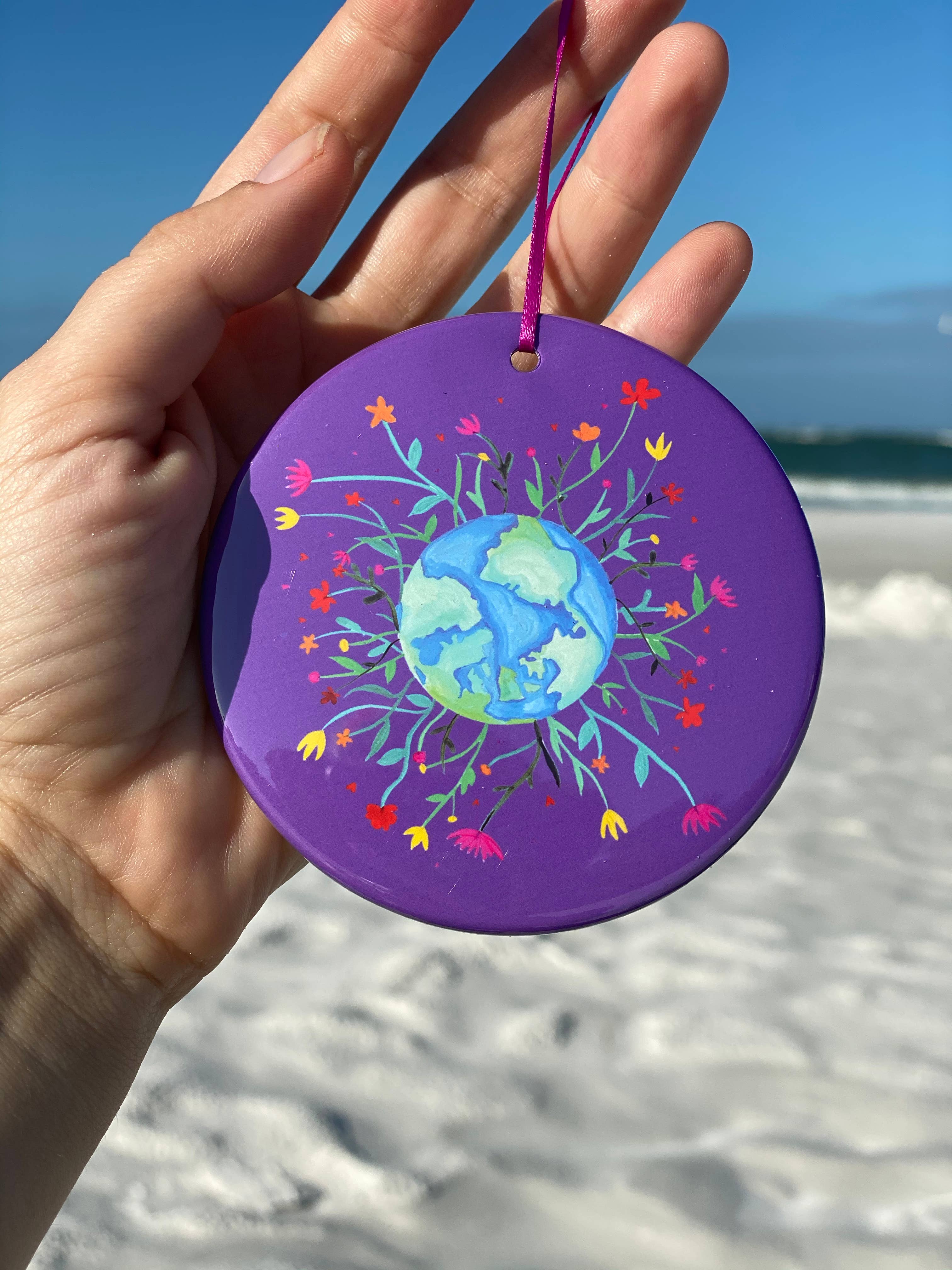 Fox & Crow Paper co. - Wholesale Ornament - Peace Ornament / World Peace Ornament / Christmas Ornament