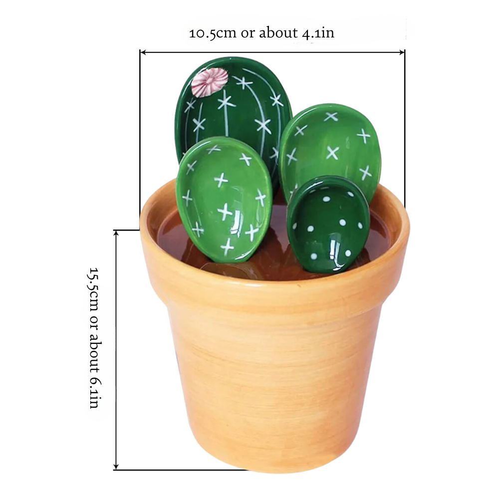 Moderny - Wholesale Measuring Spoon - Cactus Measuring Spoon Set8