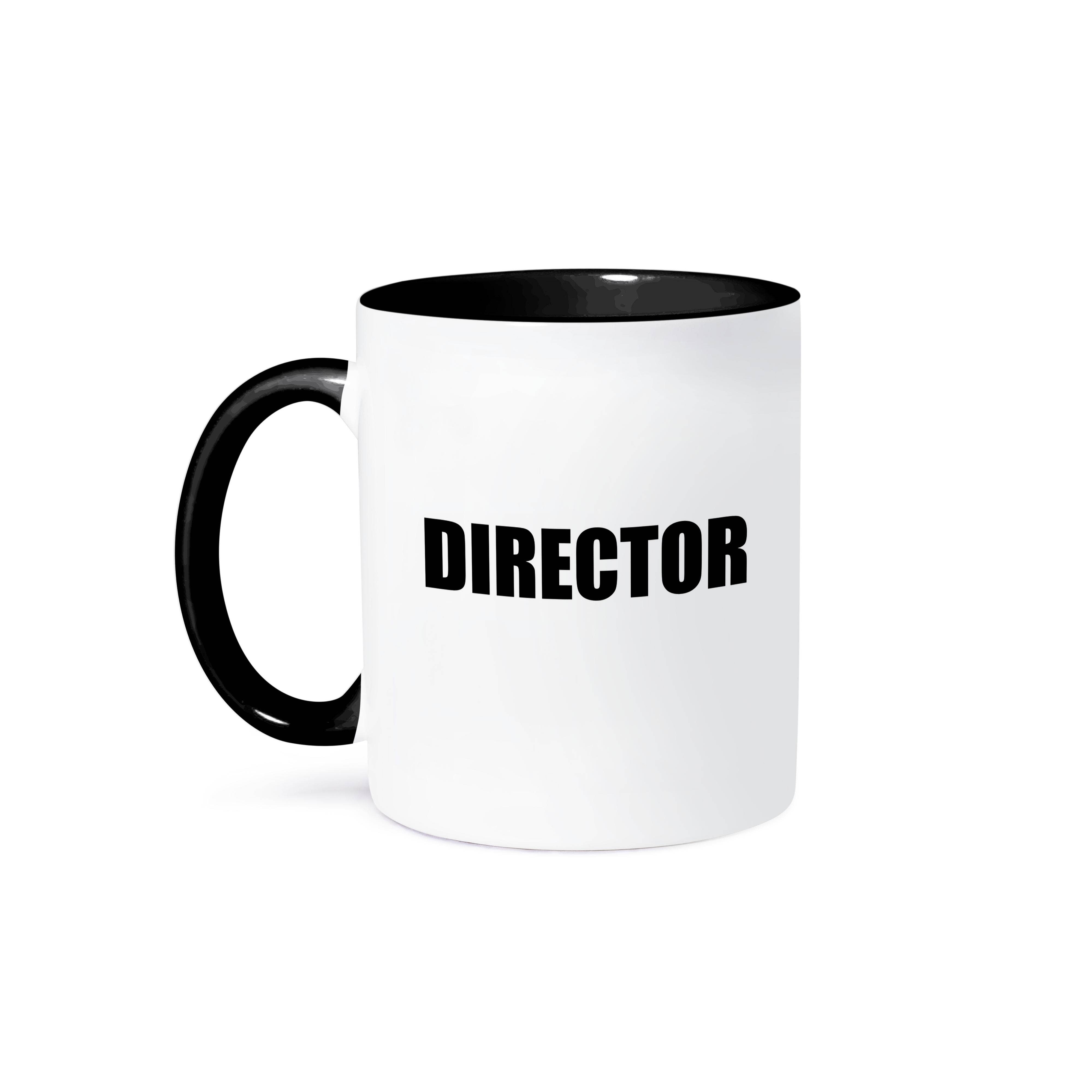 3dRose - Vendita all'ingrosso Tazza - 3dRose, Regista - orgoglio per il lavoro nell'industria cinematografica - testo in bianco e nero - orgoglioso della tua professione o hobby cinematografico, Tazza0