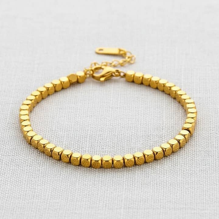 Minimalist Box Chain Bracelet for wholesale by scentll jewelry