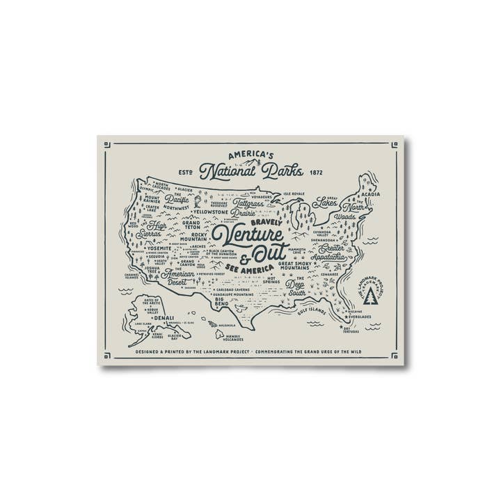 NPS Kartaffisch för wholesale av The Landmark Project