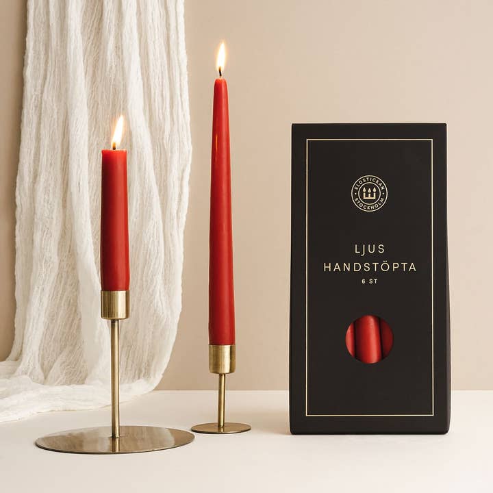 Rode kaarsen voor wholesale door Eldstickan
