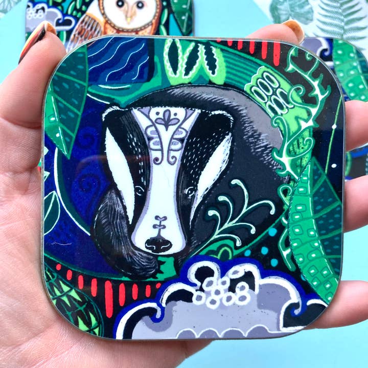 Grævling Rutsjebane, Skovgrævling, Dyre Rutsjebaner (Kopi) for engroshandel hos Slumbermonkey Designs