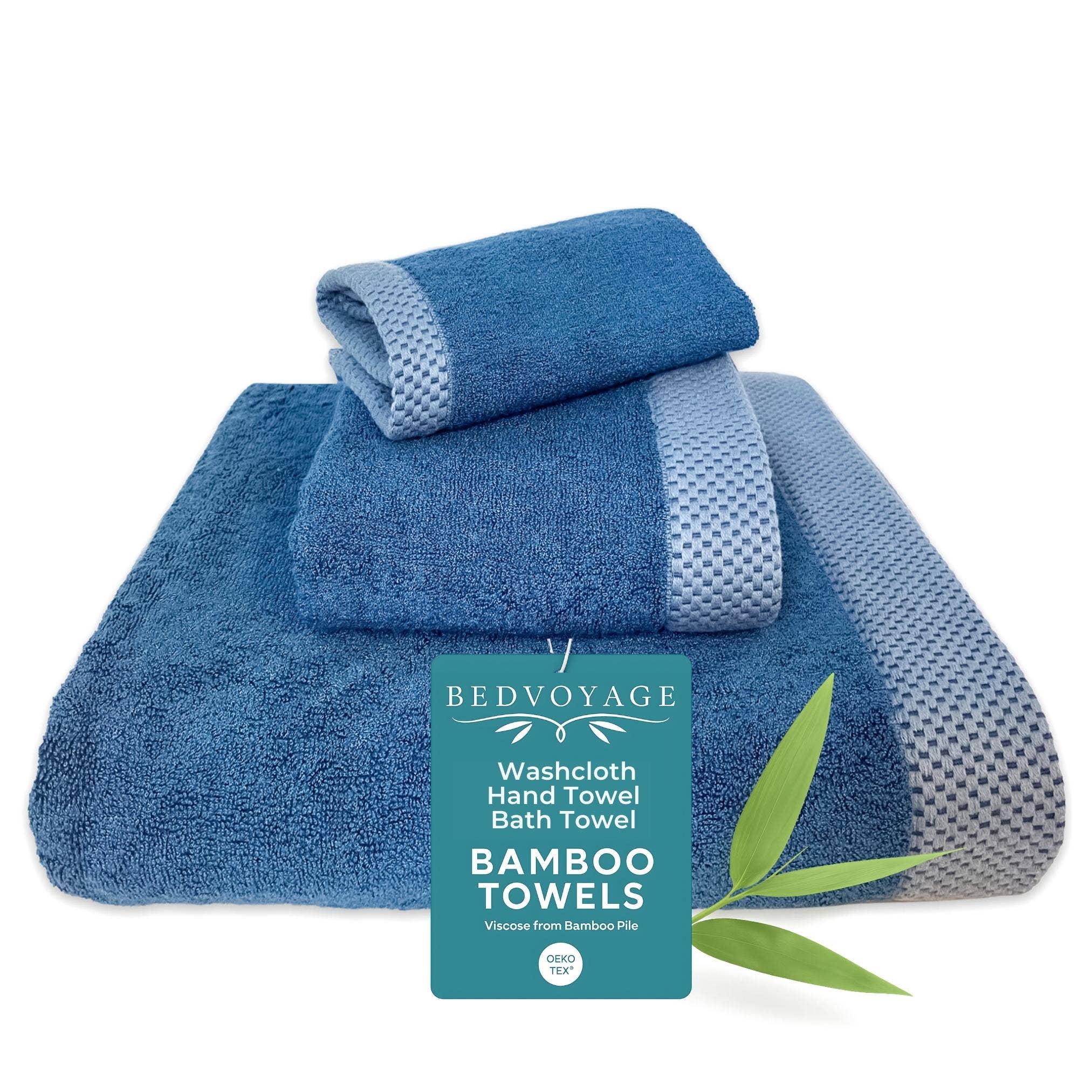 BedVoyage - Wholesale Towel set - BedVoyage Luxury viscose from Bamboo 3-Piece Towel Set2