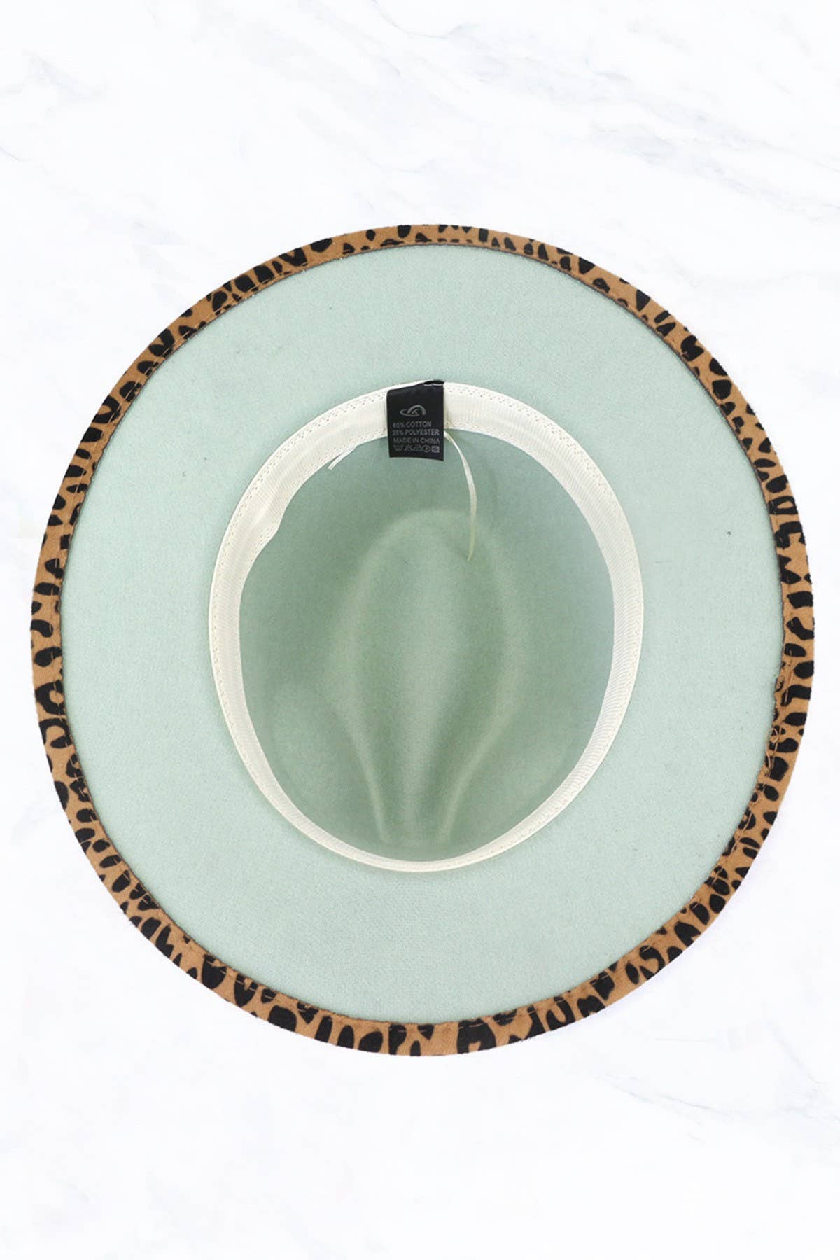 Suzie Q USA - Wholesale Fedora - Women's - Women Double Sided Color Matching Leopard Fedora Hat3