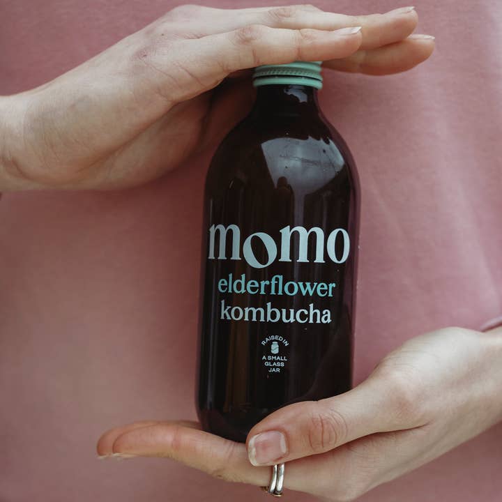 Momo Kombucha – wholesale Kombucha – Organic Elderflower Kombucha (12 x 330ml bottles)2