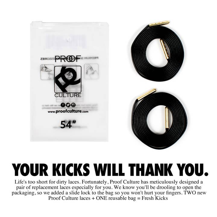 Proof Culture - Wholesale Shoelaces – Unisex - Luxury Leather Shoe Strings1