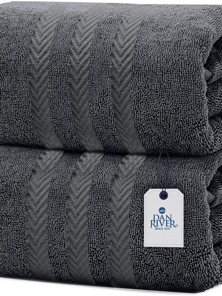 DAN RIVER 100% Cotton Bath Sheet Set of 2 for wholesale by Dan River Inc