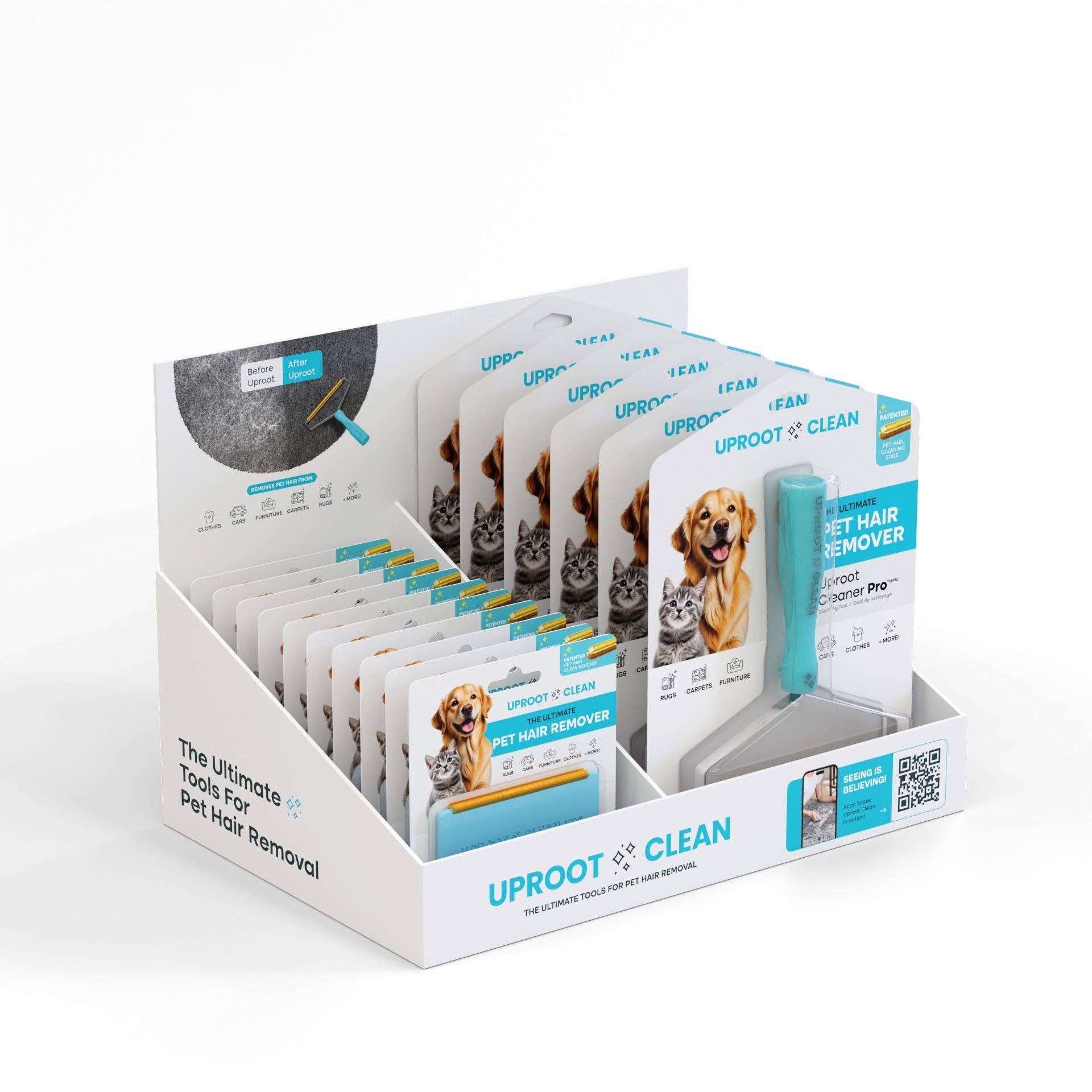 Uproot Clean - Wholesale Retailer Display - Home & Living - Uproot Cleaner Mini + Pro - Point of Sale Package1