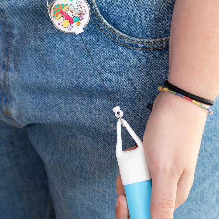 Canna Style - Wholesale Lighter - COLORFUL MUSHROOM LIGHTER LEASH