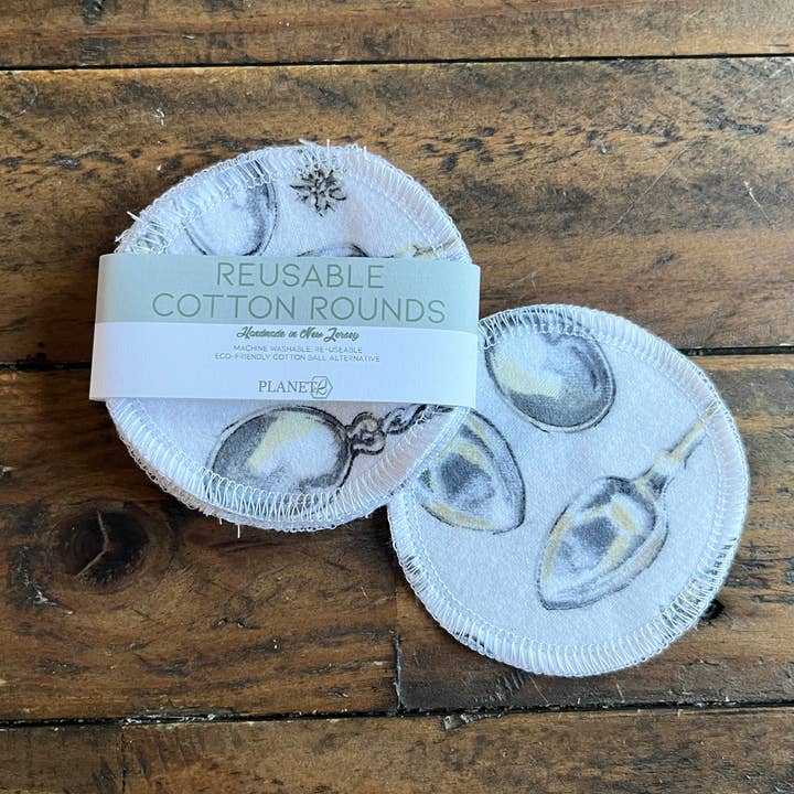 Ronds de Coton - Cuillère en Argent pour la vente par Planet B, Inc.