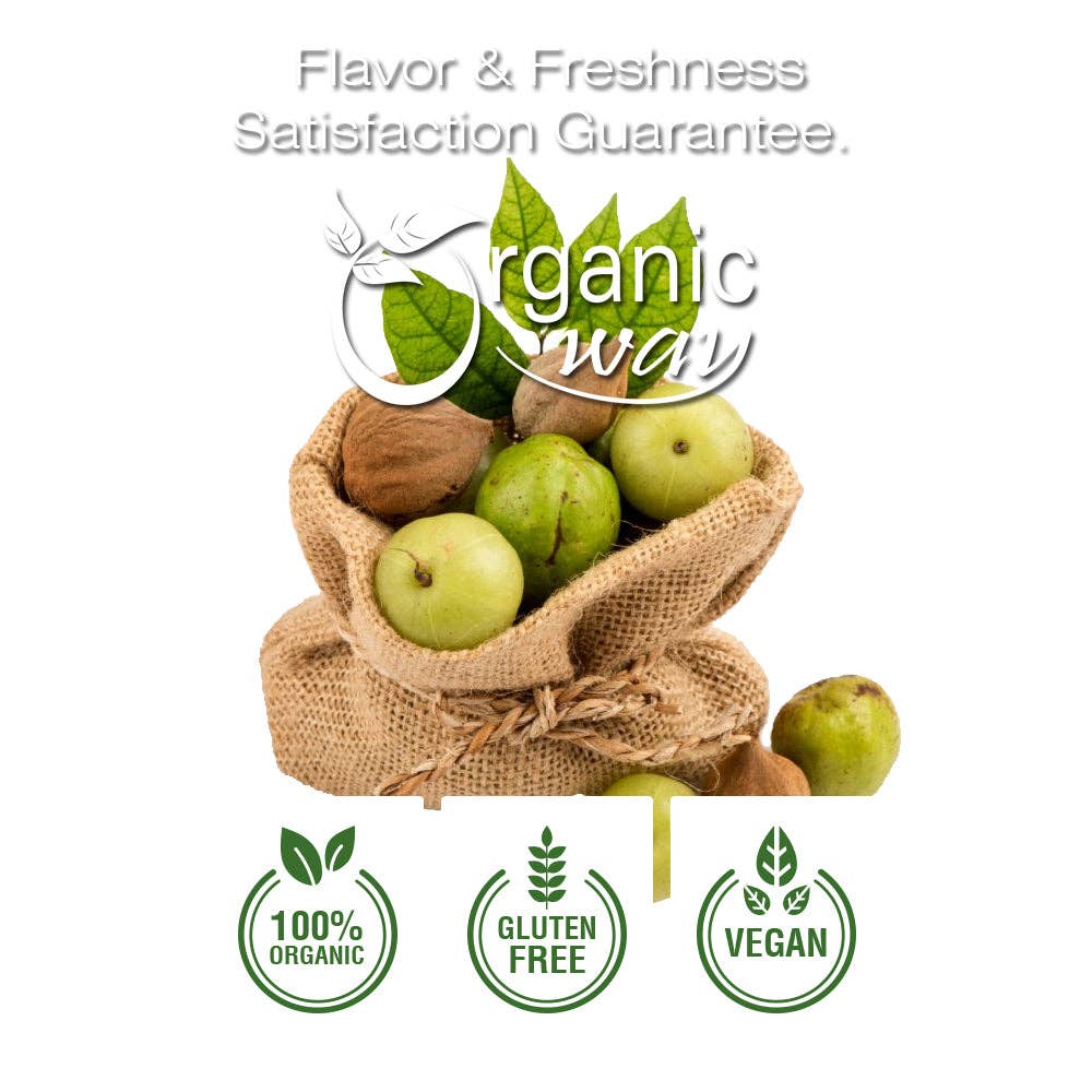 Organic Way LLC – wholesale Protein/superfood powder – Triphala Herbal Powder - Amla, Haritaki & Bibhitaki Formula | Kosher & USDA Certified | Vegan, Non-GMO & Gluten Free | Tested for Heavy Metal and Purity | 100% Raw from India2