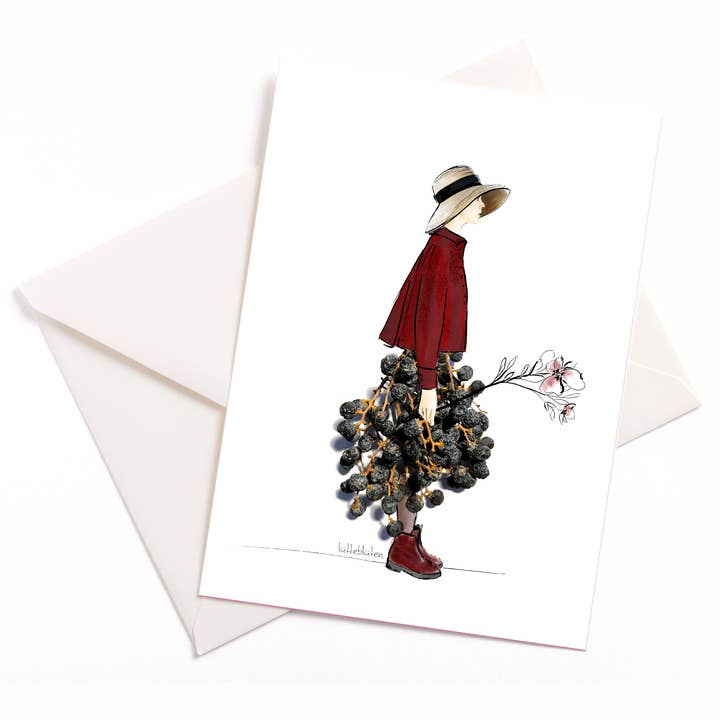 Carte de condoléances avec enveloppe pour la vente par Lütteblüten