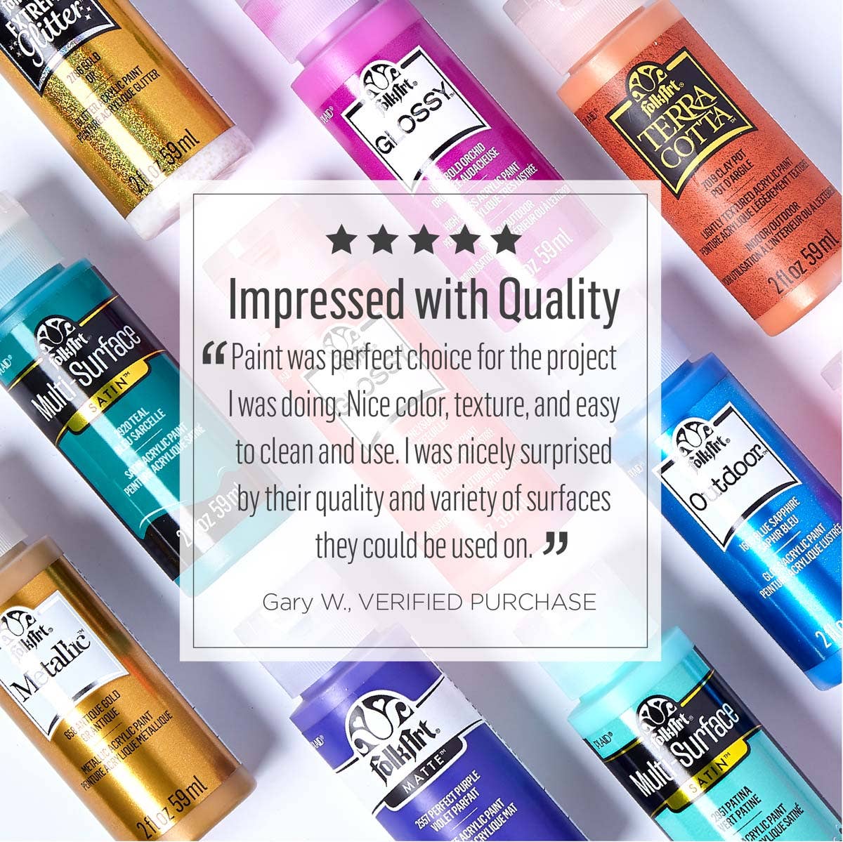 Plaid Crafts - Wholesale Acrylic Paint - Folkart ® Matte Acrylic Paint Set Festival 12 Colors7