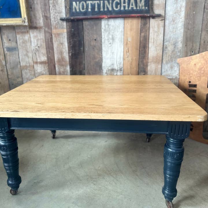 Antique Oak Square Dining Table, C 1880. L140 for wholesale by belvoir