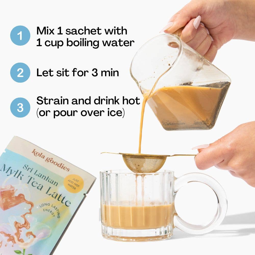 Lazy Girl Chai | Kola Goodies - Wholesale Loose Tea - Oat Mylk Tea Latte (5 Pack)1