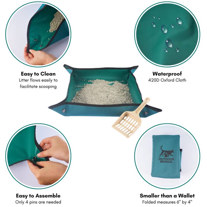 Outdoor Bengal - Wholesale Cat Litter Box - Go Litter™ Travel Litter Box3