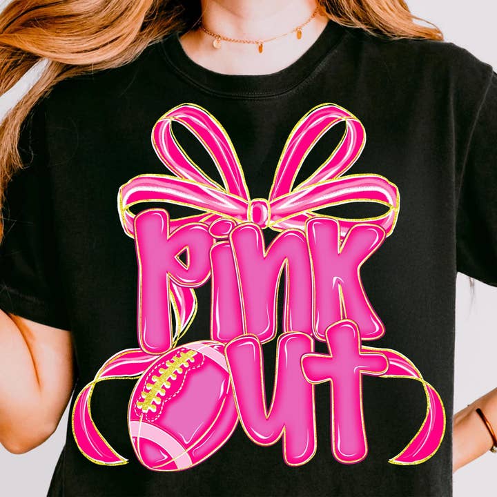 Preppy Pink Out Football, Breast Cancer Awareness Sweatshirt and other Purchase Wholesale size 3 footballs. Free Returns & Net 60 Terms on Faire trending on Faire.
