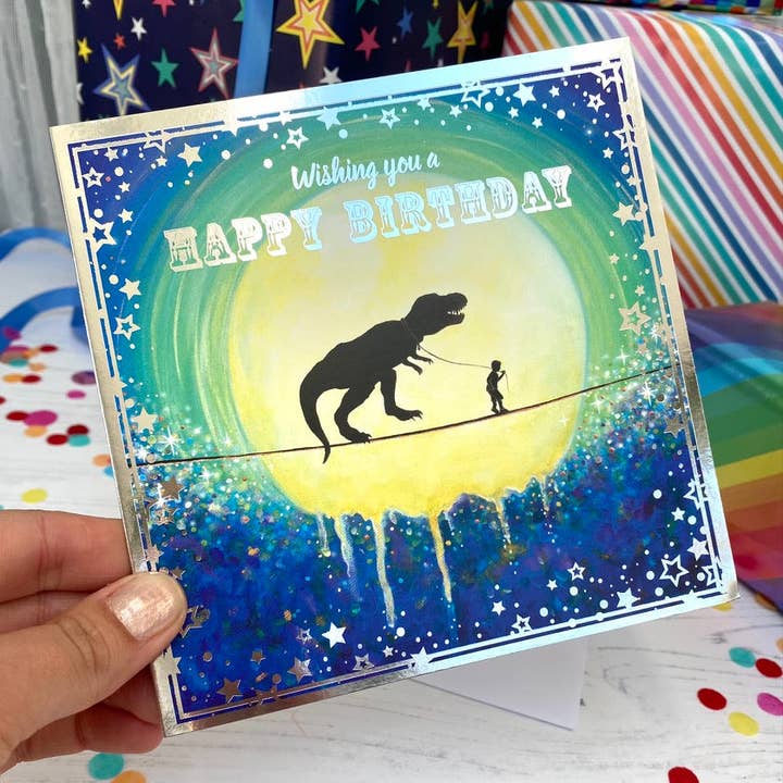 Rex verjaardagskaart voor wholesale door Dream Capture Artwork