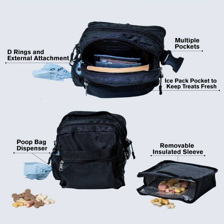 AkraCreations - Wholesale Pet Treat Bag - Dog - Crossbody Treat Bag – Insulated Dog Training Pouch2