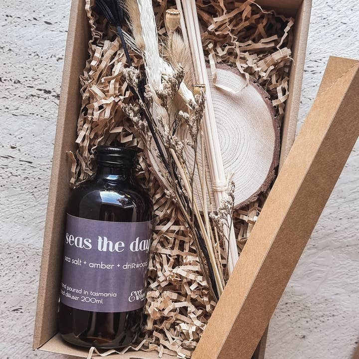Everwood Candle Co. - Wholesale Reed diffuser - 'Seas the Day' Botanical Reed Diffuser 200ml