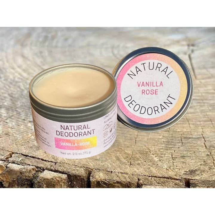 Natural Deodorant - Vanilla Rose for wholesale by One Earth Body Care