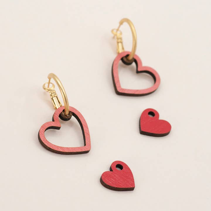 Heartbeat Earrings for wholesale by Materia Rica