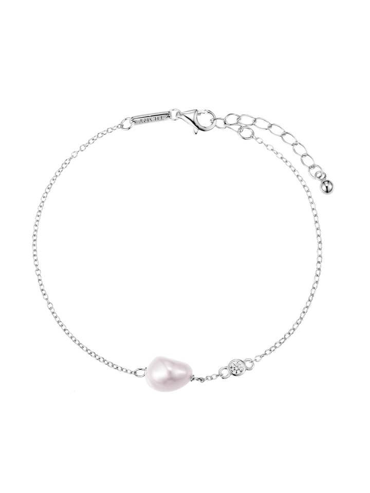 Bracciale di Perle Argento Luminoso per la vendita all'ingrosso da parte di Tilary Limited