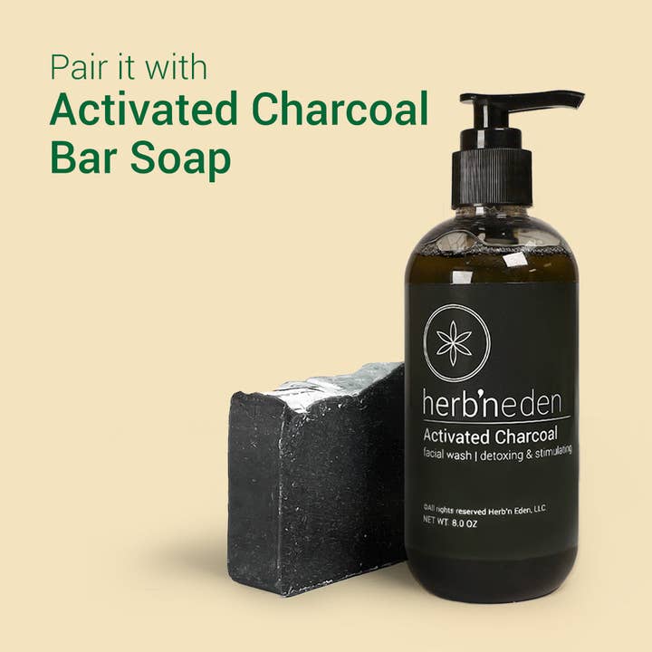 Herb'N Eden - Wholesale Facial Cleanser - Activated Charcoal Facial Wash