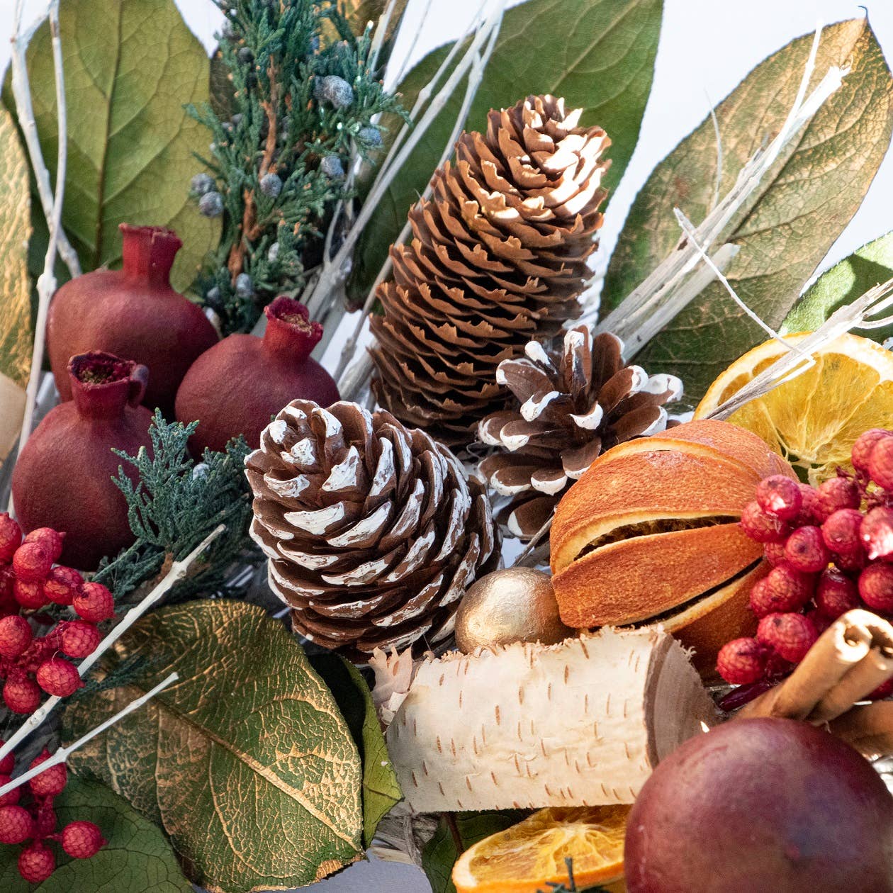 Andaluca - Wholesale Wreath - Pomegranate Citrus Wreath5