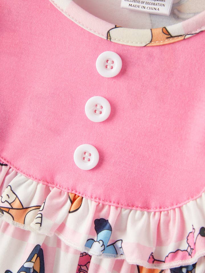 Rylee Faith Designs - Wholesale Top & Pant Set - Kids - Baby Girls Bluey Print Set