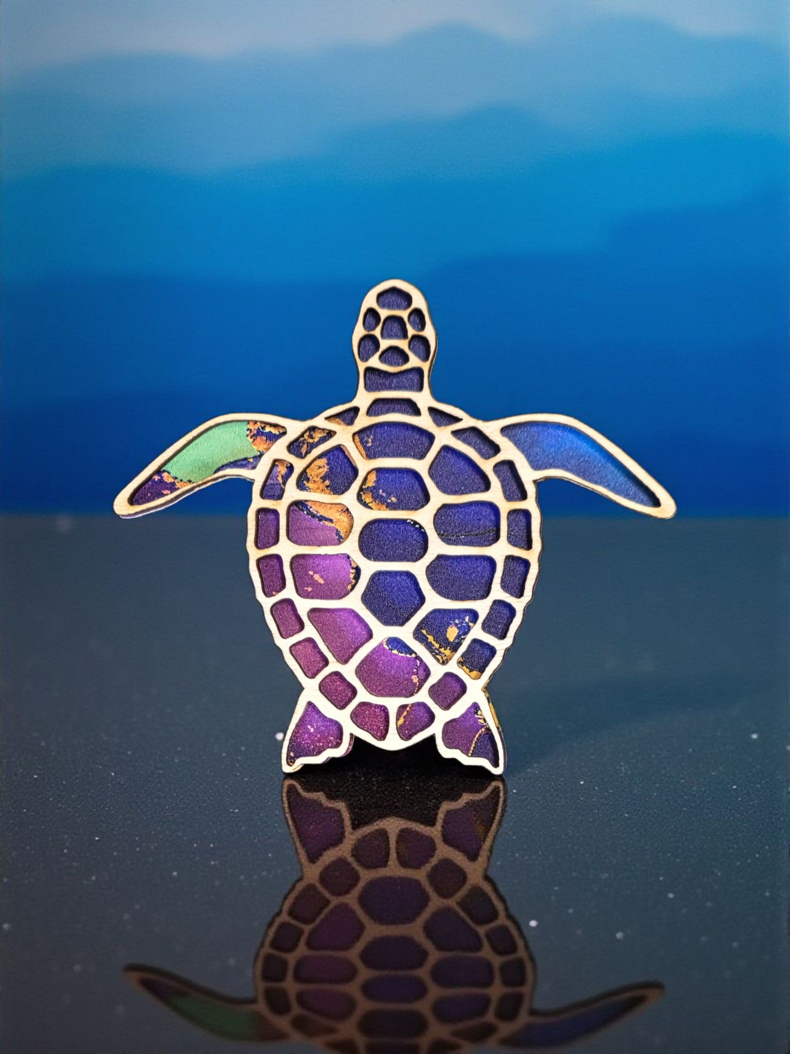 Gulf Coast Custom - Wholesale Magnet - Sea Turtle Magnet 3.5" - Made in USA - Coastal Fridge Decor3
