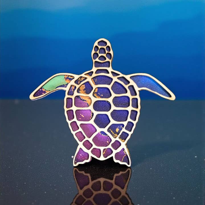 Gulf Coast Custom - Wholesale Magnet - Sea Turtle Magnet 3.5" - Made in USA - Coastal Fridge Decor3