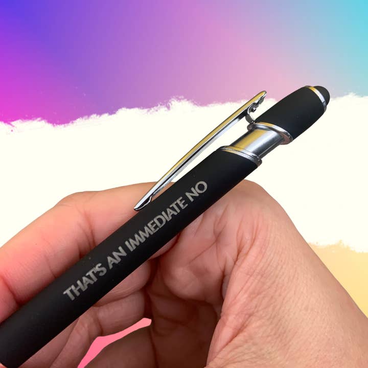 det är ett omedelbart nej (Pen med Smart Phone Stylus) för wholesale av The Carbon Crusader