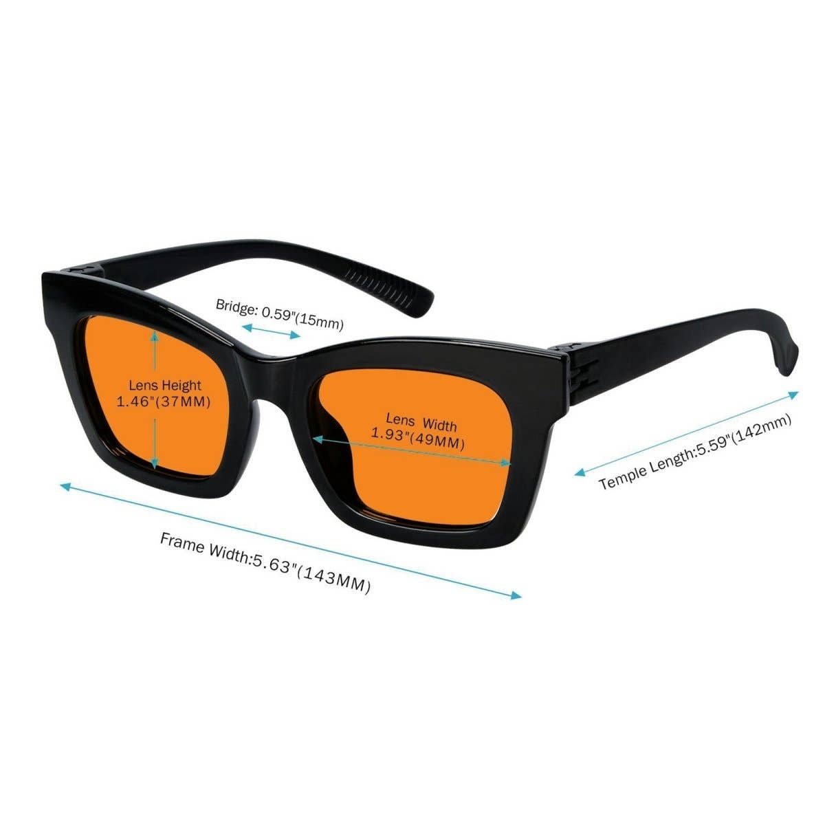 SPARE-SPECS, LLC - Wholesale Sunglasses - Unisex - 100% Blue Light Blocking Metalless Eyeglasses19