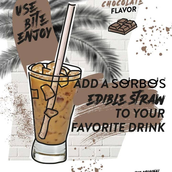 Sample Box - 6 Flavours SORBOS Edible Straws for wholesale by EdibleStraws