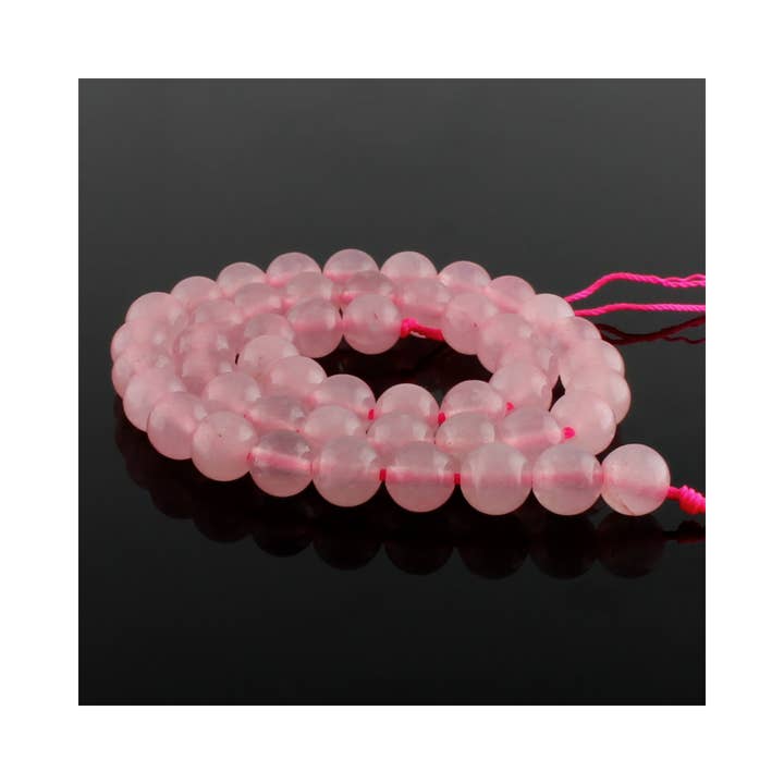 UniArt - Wholesale Beads - Rose Quartz in Spherical Beads1