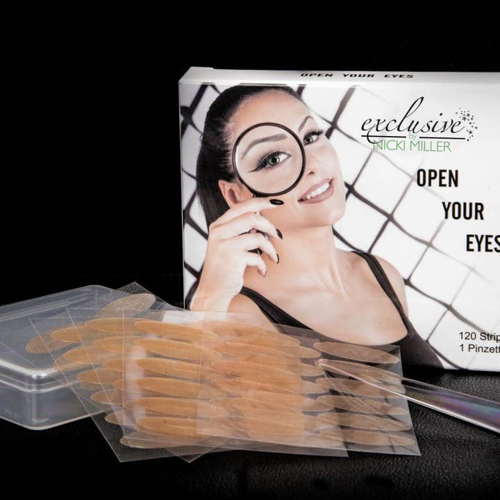 Open Your Eyes - adiós al párpado caído -120 tiras +1 pinza para venta al por mayor de exclusive by Nicki Miller