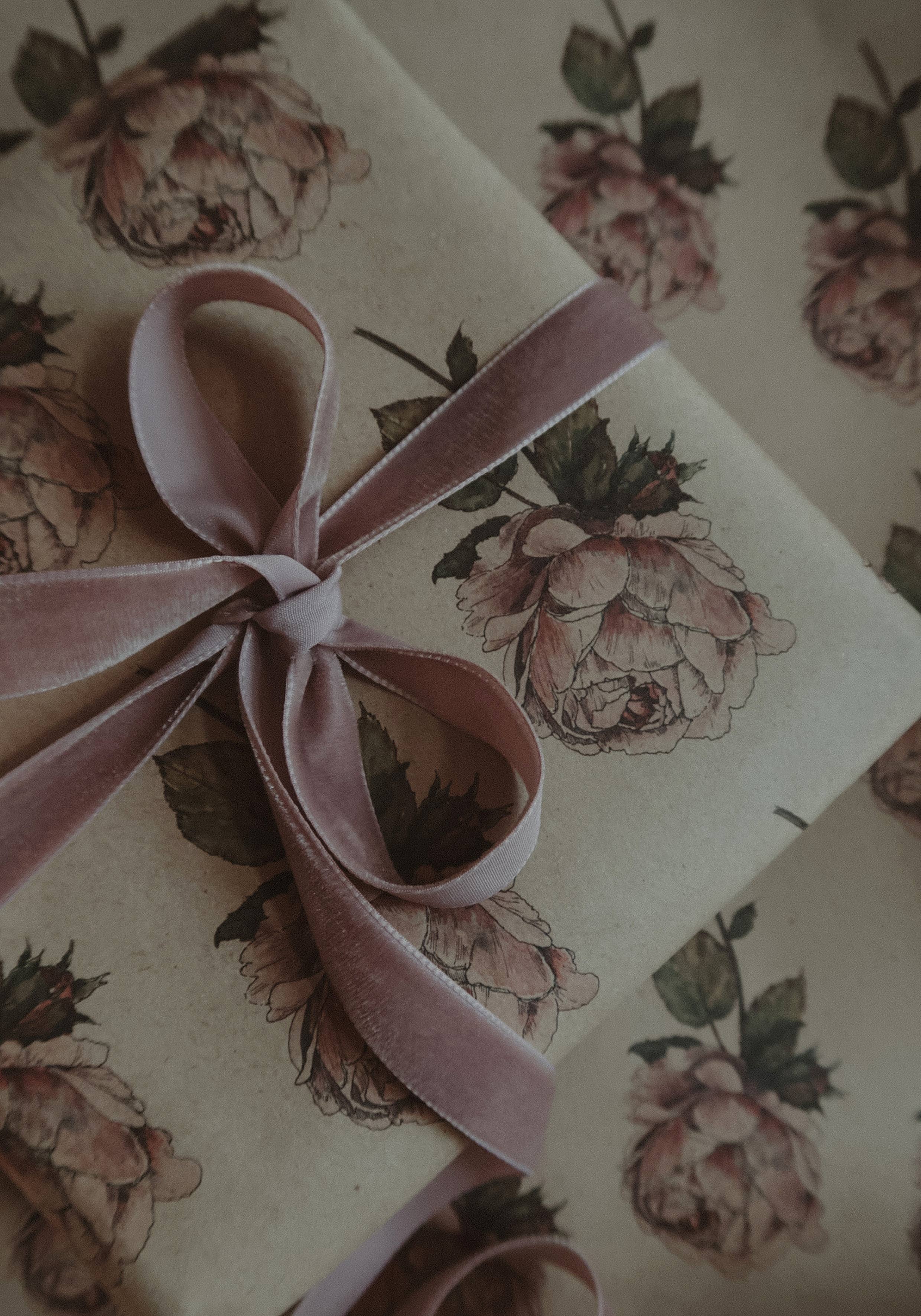 MyDesignPictures - Wholesale Ribbon – Gift wrapping - Velvet ribbon ROSE length 2,5m/width 16mm 2