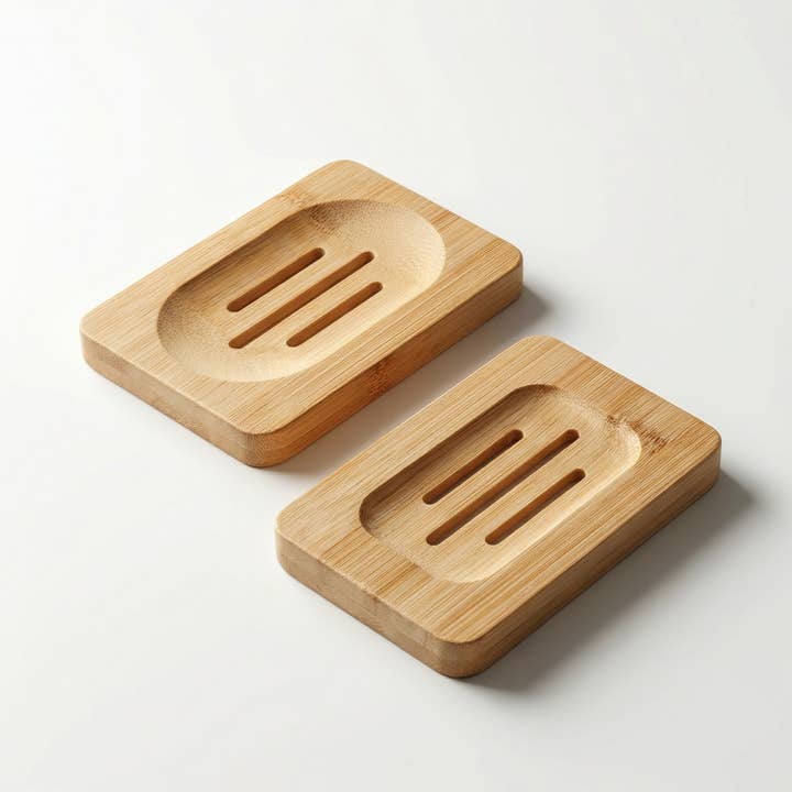 Jabonera de bambú reversible para venta al por mayor de GreenWave