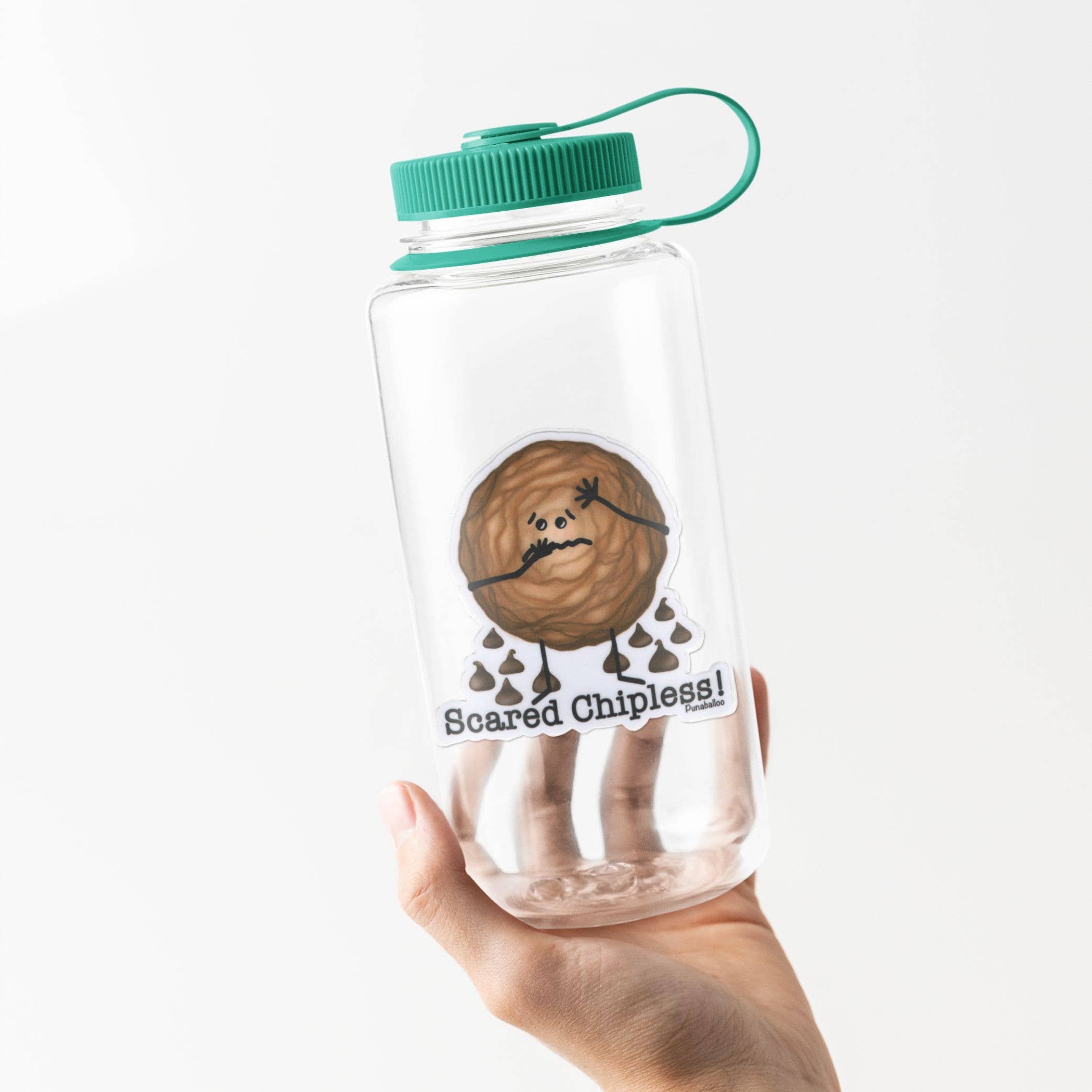 Punaballoo – Großhandel Aufkleber – Erschrockener Chipless Vinyl Wasserdichter Aufkleber – Lustiges Keks-Wortspiel3