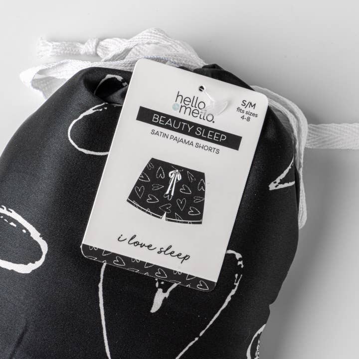 DM Merchandising - Wholesale Sleepwear Bottom - Women's - Hello Mello® Beauty Sleep Satin Pajama Shorts Open Stock