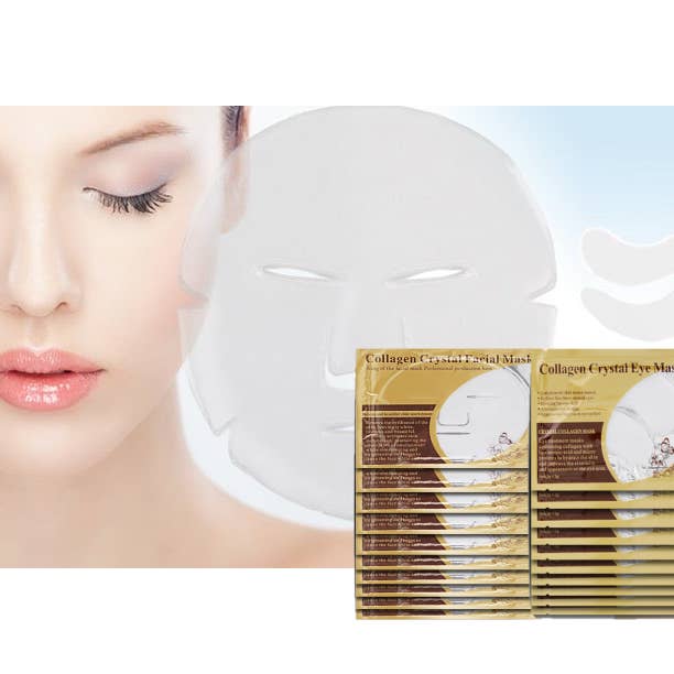 My Wholesale Warehouse - Wholesale Skincare face mask - Global Hyaluronic White Collagen Face Masks2