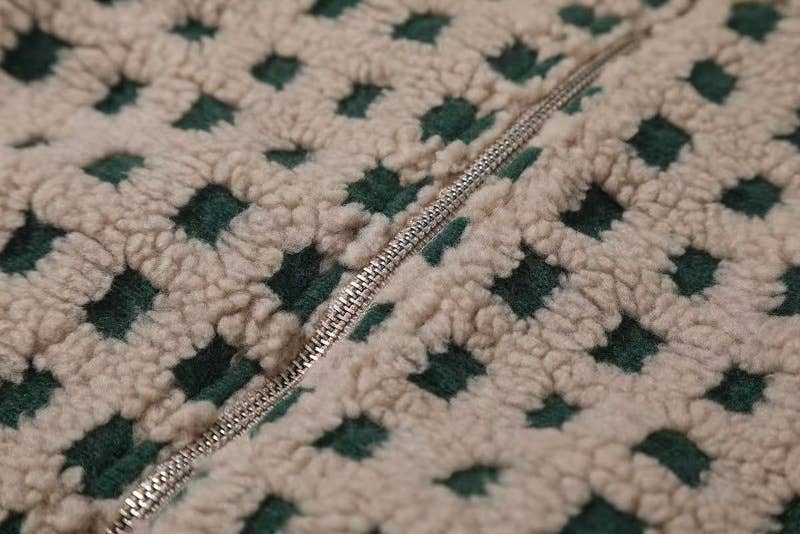 Hope & Sunshine - Wholesale Jacket - Women's - Plaid Lambswool Fashion Jacket20