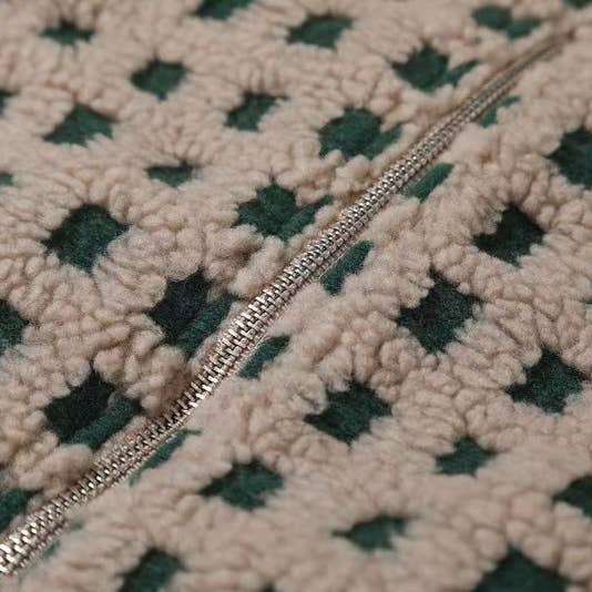 Hope & Sunshine - Wholesale Jacket - Women's - Plaid Lambswool Fashion Jacket20