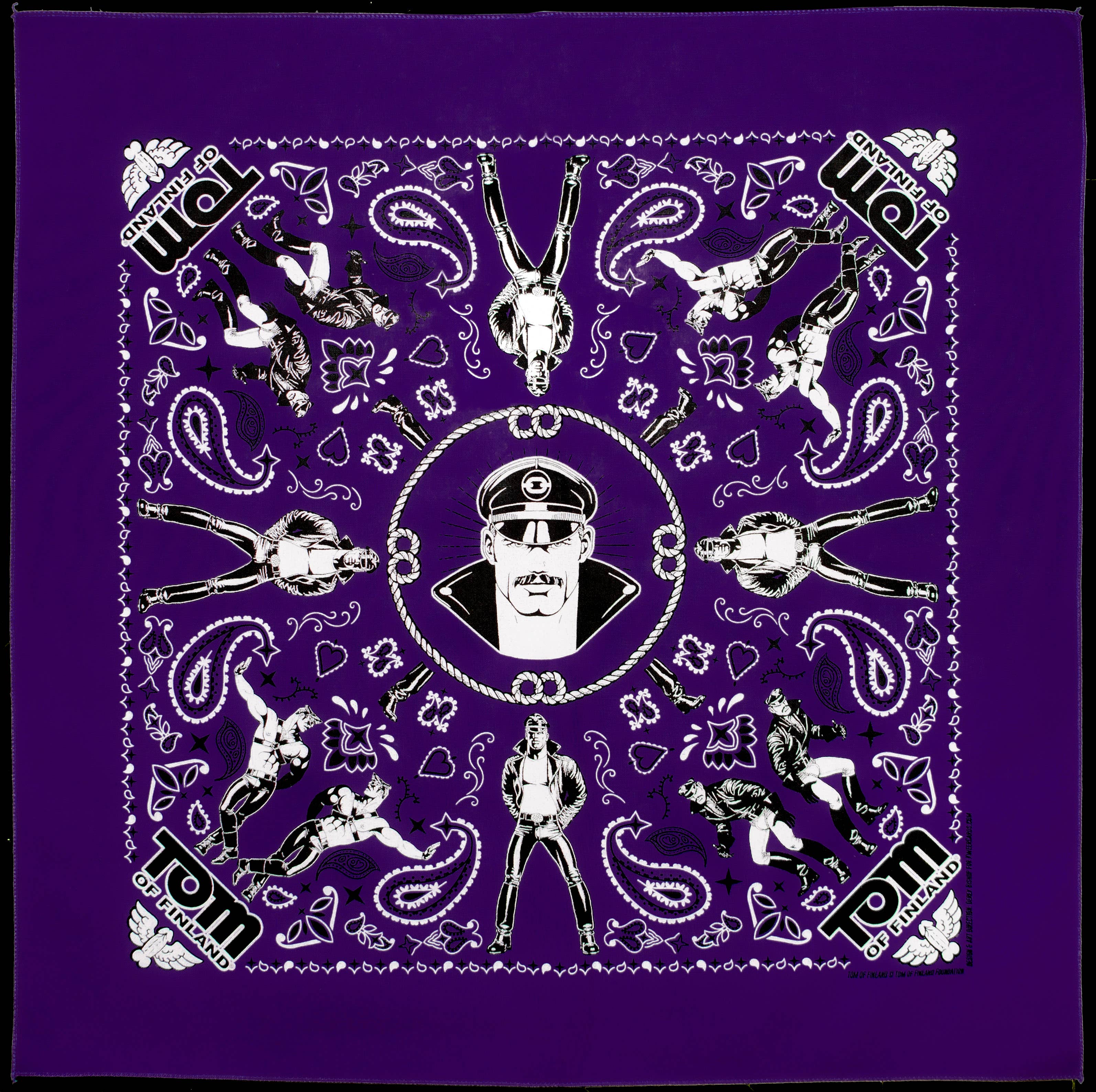 Peachy Kings / Kweer Cards - Vendita all'ingrosso Bandana - Unisex - Mascherina Bandana Tom of Finland (Gay Queer LGBT)4