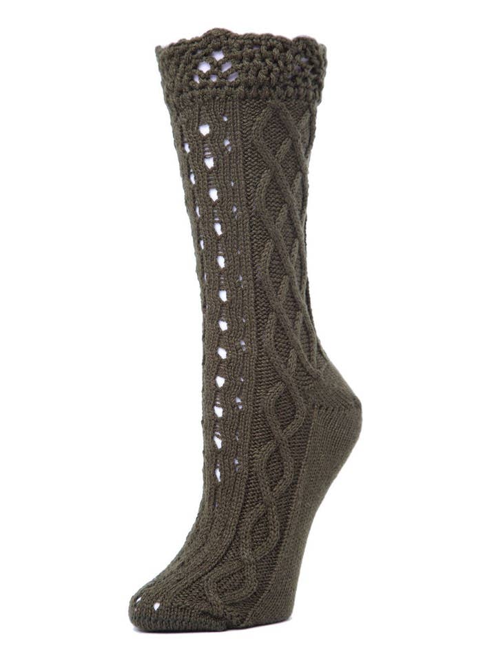 Infinity Classics International Inc. - Wholesale Socks - Women's - MeMoi Mixed Patterns Chunky Knit Crew Socks4